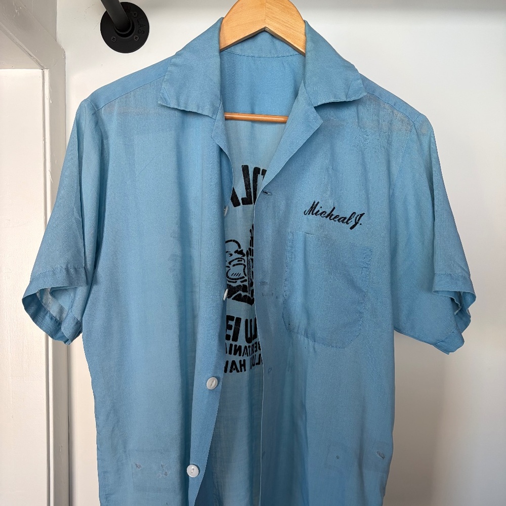 1950s Dolphin Club button up